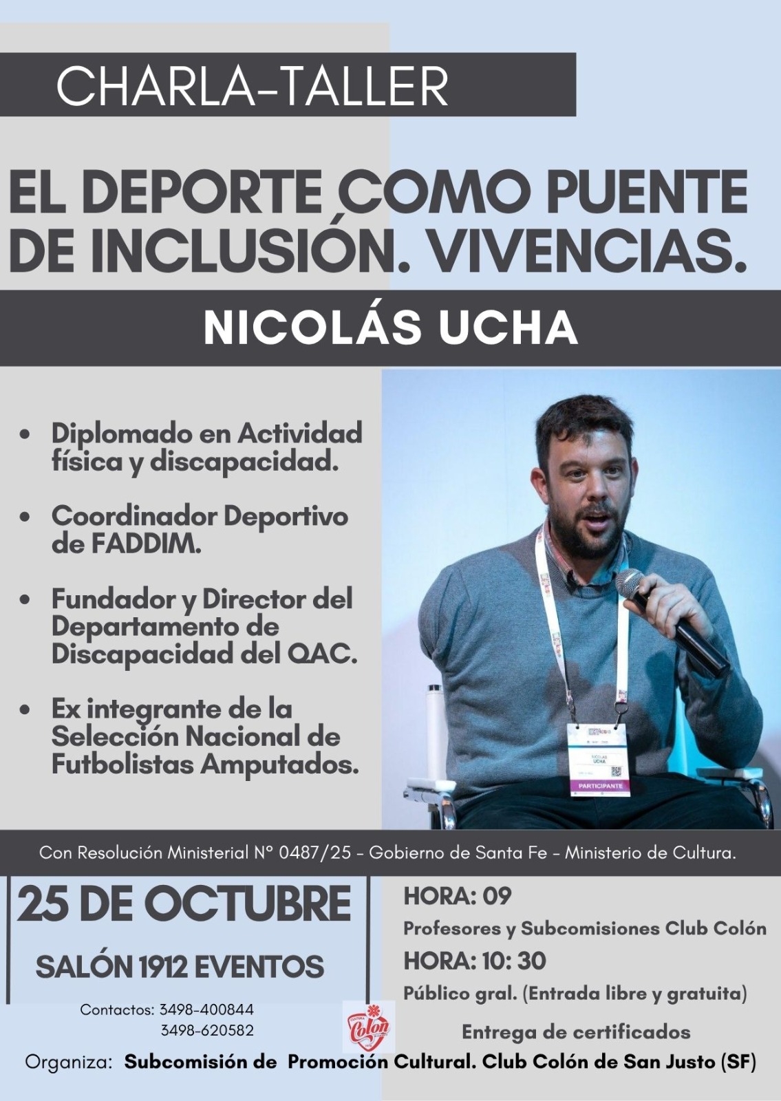 CHARLA-TALLER 