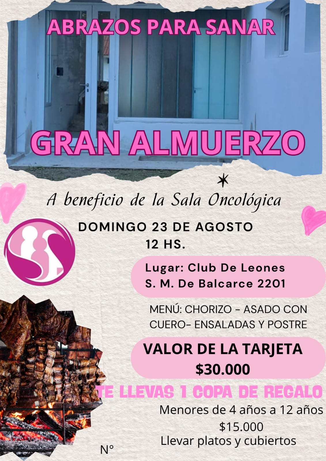 ALMUERZO EN BENEFICIO DE LA SALA ONCOLÓGICA