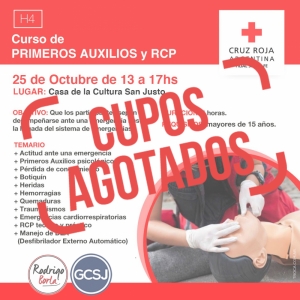 CUPOS AGOTADOS - CURSO RCP