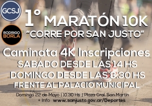 MARATON 10K Y CAMINATA 4K.