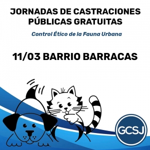 PRIMERA JORNADA DE CASTRACIONES GRATUITAS