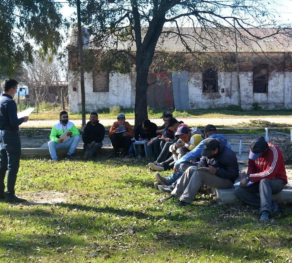 CAPACITACIÓN EN ALBAÑILERÍA PARA AGENTES BIT.