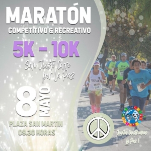 SE LARGA LA INSCRIPCIÓN PARA EL MARATÓN DE SAN JUSTO.