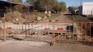 SE LLEVA A CABO UN PROGRAMA DE OBRAS HIDRICAS EN EL CORDON OESTE DE LA CIUDAD.