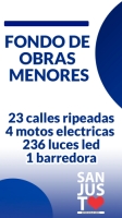 MÁS GESTIONES, MÁS OBRAS, MÁS FONDOS Y MEJORES SERVICIOS.