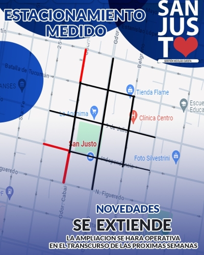 ESTACIONAMIENTO MEDIDO: CON NUEVAS CALLES SE COMPLETA OTRA ETAPA DEL PROGRAMA.