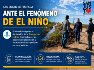 EL MUNICIPIO IMPULSA LA EMERGENCIA HÍDRICA PARA FORTALECER UN PLAN DE PREVENCIÓN QUE YA ESTÁ EN MARCHA.