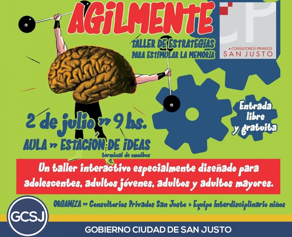 AGILMENTE: TALLER DE ESTRATEGIAS PARA ESTIMULAR LA MEMORIA.