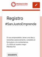 REGISTRO - SAN JUSTO EMPRENDE 