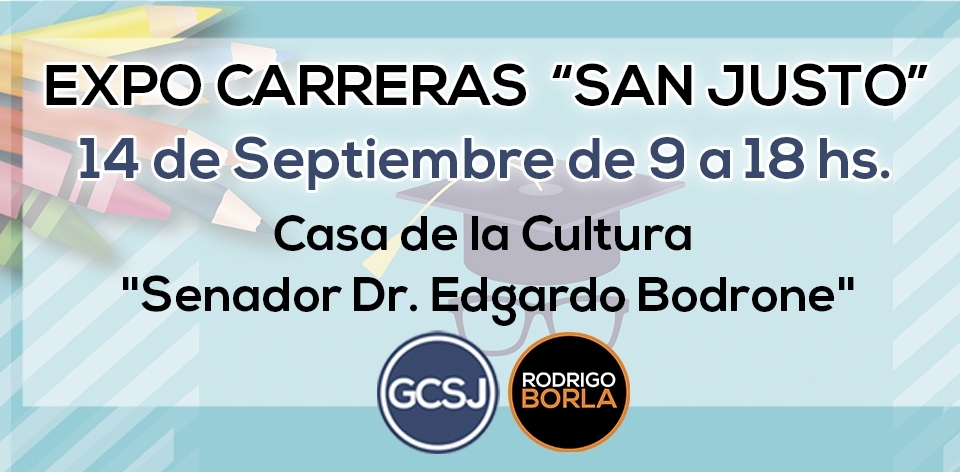 CERCA DE UNA DECENA DE INSTITUCIONES YA CONFIRMARON SU PRESENCIA EN EXPOCARRERAS SAN JUSTO.