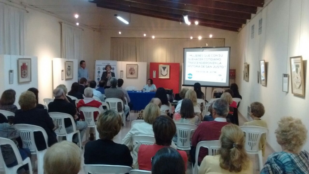 CHARLA; “MUJERES QUE CON SU QUEHACER COTIDIANO TRASCENDIERON EN LA HISTORIA DE SAN JUSTO”.