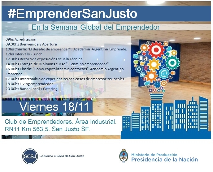 ACADEMIA ARGENTINA EMPRENDE EN SAN JUSTO.