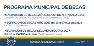 PROGRAMA MUNICIPAL DE BECAS