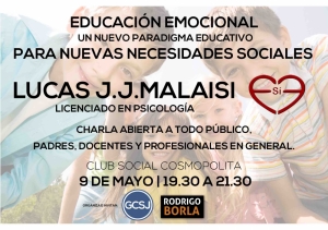 CHARLA ABIERTA DEL LICENCIADO EN PSICOLOGIA LUCAS MALAISI.