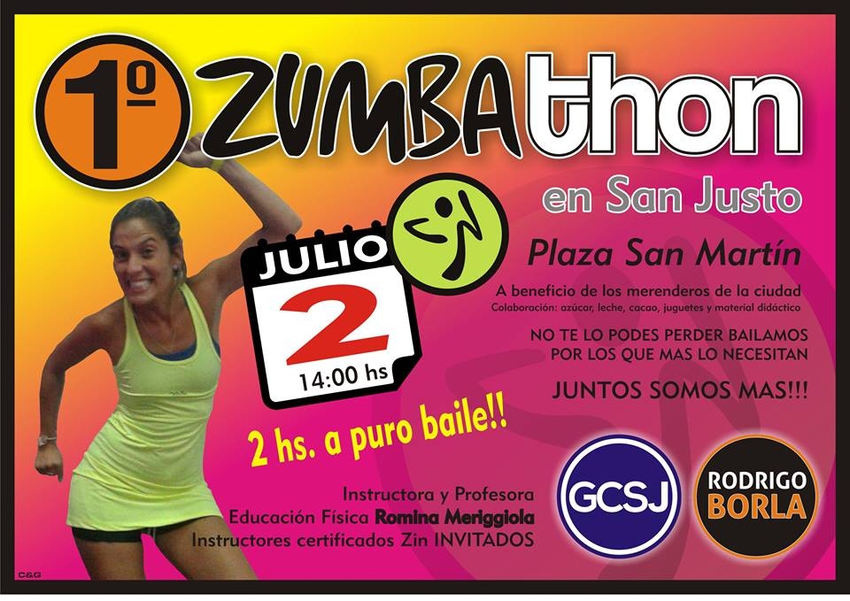 1° ZUMBATHON EN SAN JUSTO 