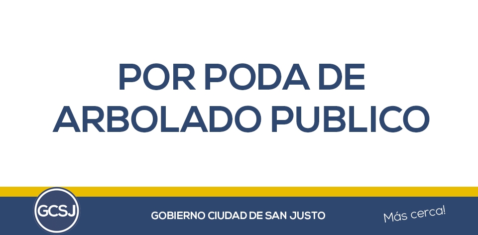  SERVICIOS PÚBLICOS DEL GOBIERNO DE LA CIUDAD DE SAN JUSTO.