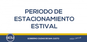 PERIODO DE ESTACIONAMIENTO ESTIVAL.